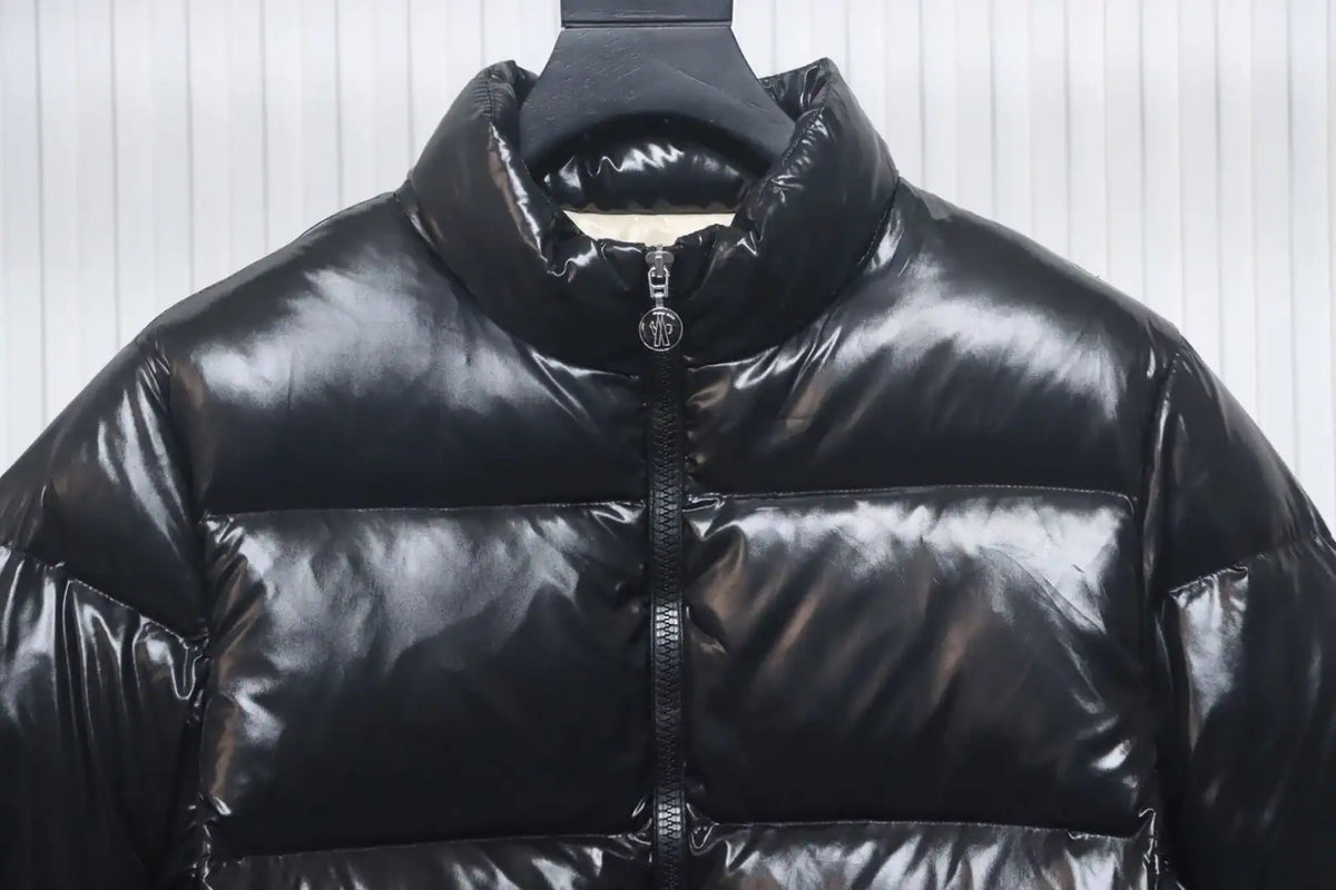 Moncler Maya Lacquered Down Jacket Black – MC156