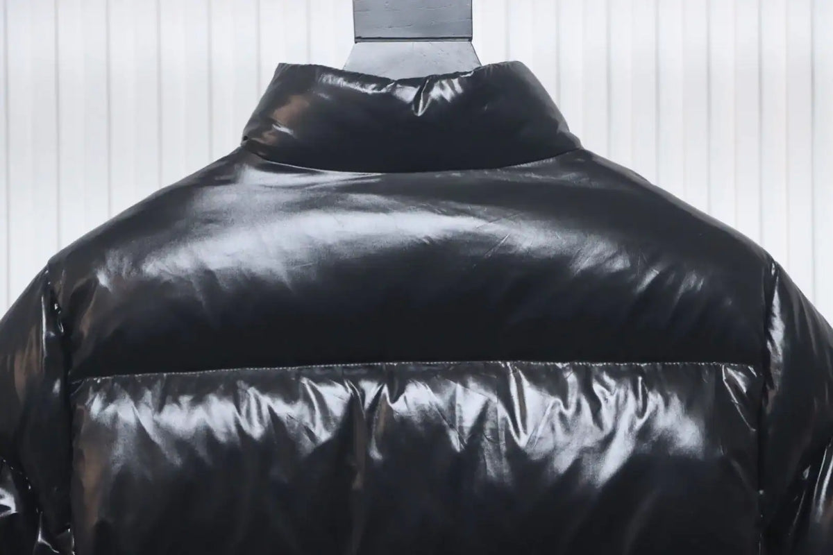 Moncler Maya Lacquered Down Jacket Black – MC156