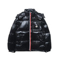 Moncler Tricolor Web Down Jacket Black – MC159