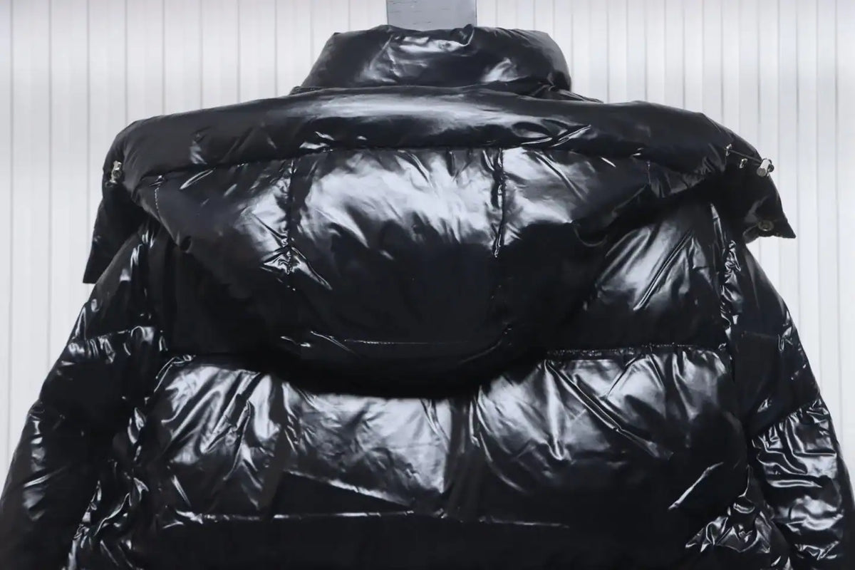Moncler Tricolor Web Down Jacket Black – MC159