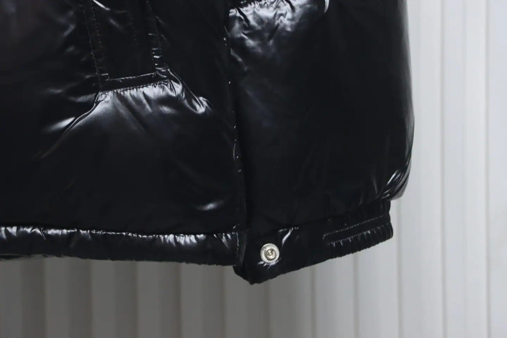 Moncler Tricolor Web Down Jacket Black – MC159