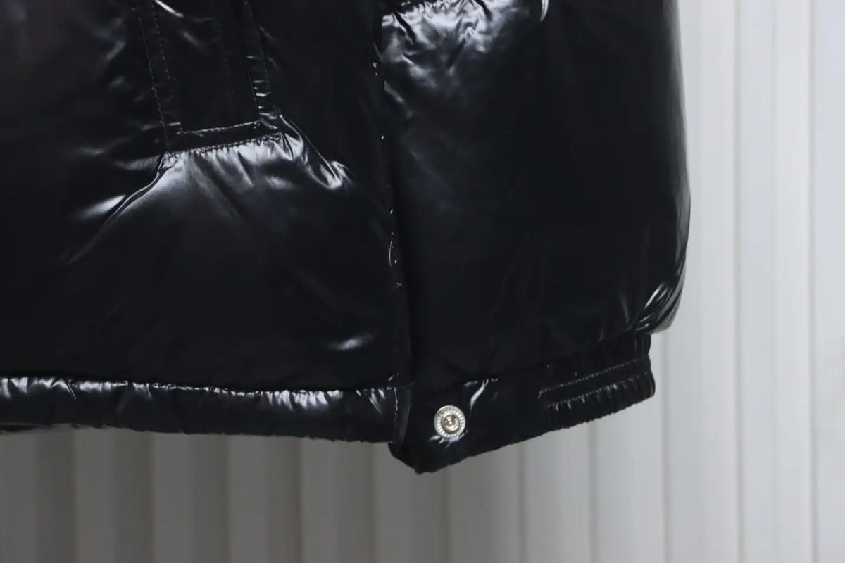 Moncler Tricolor Web Down Jacket Black – MC159