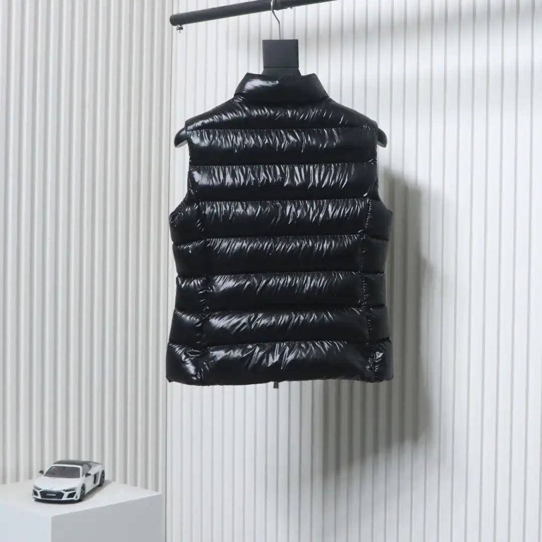 Moncler Women’s Ghany Mock Neck Down Vest Black – MC178
