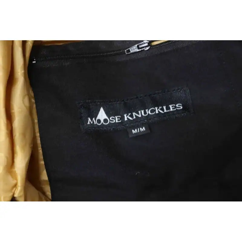 Moose Knuckles 3Q Gold Scissors Black Down Jacket – MKC011