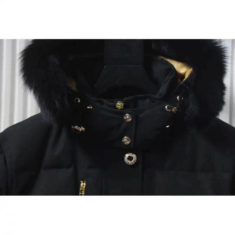 Moose Knuckles 3Q Gold Scissors Black Down Jacket – MKC013