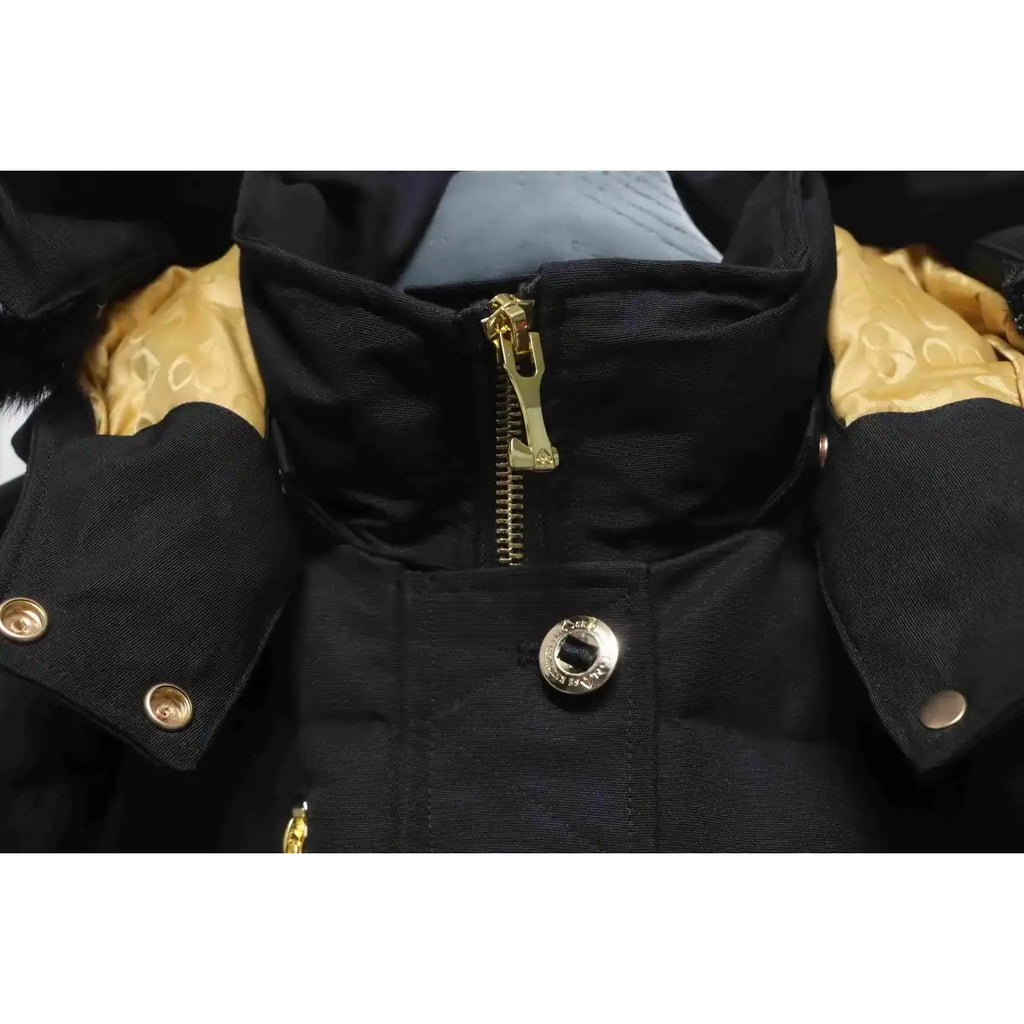 Moose Knuckles 3Q Gold Scissors Black Down Jacket – MKC013
