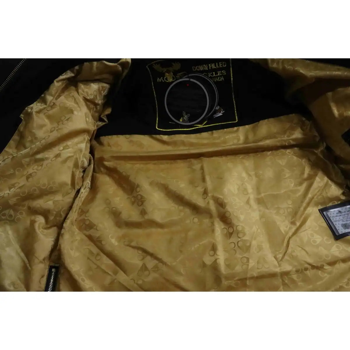 Moose Knuckles 3Q Gold Scissors Black Down Jacket – MKC013