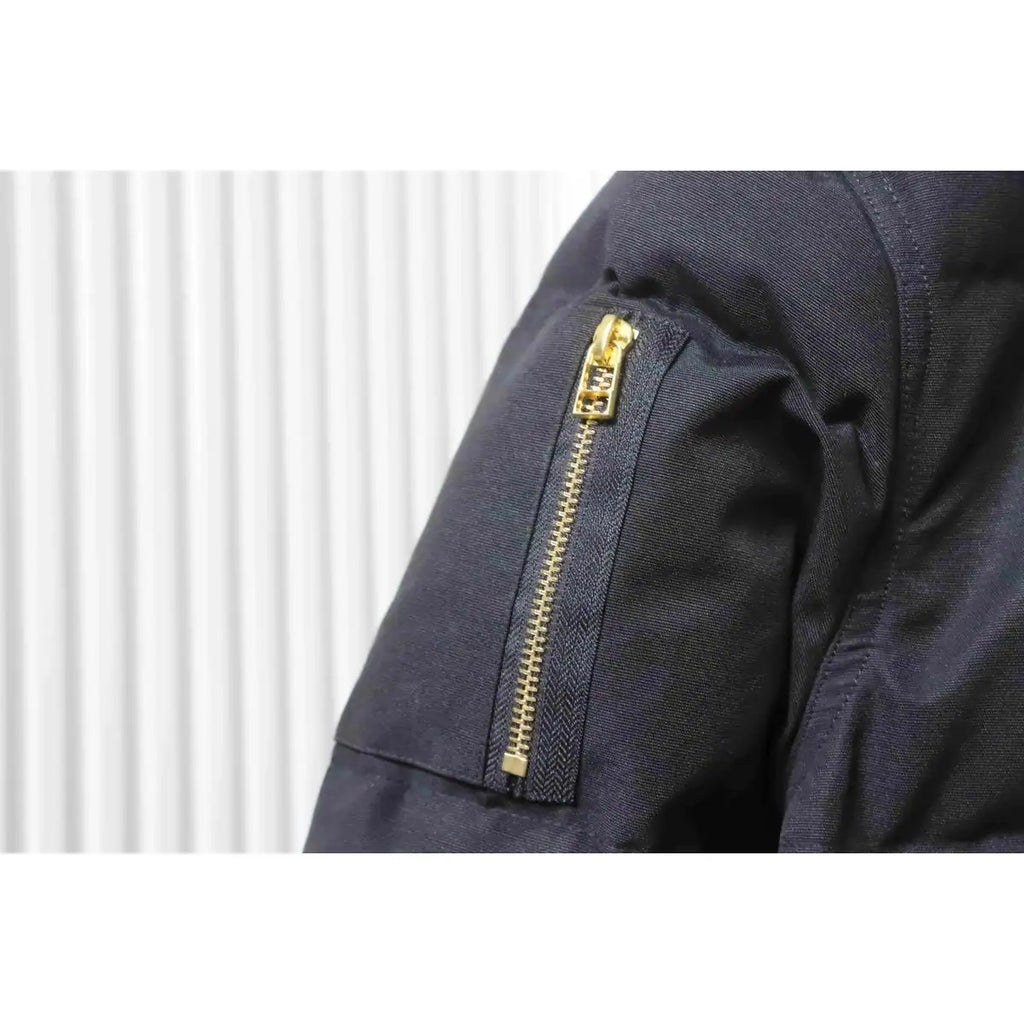 Moose Knuckles 3Q Gold Scissors Black Down Jacket – MKC013