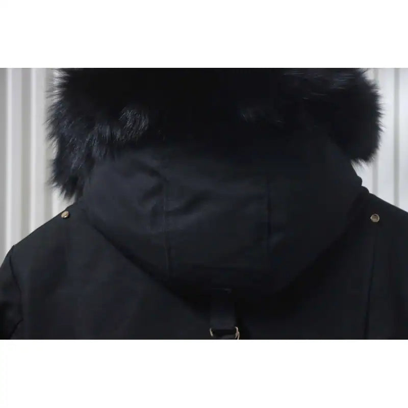 Moose Knuckles 3Q Gold Scissors Black Long Down Jacket – MKC021