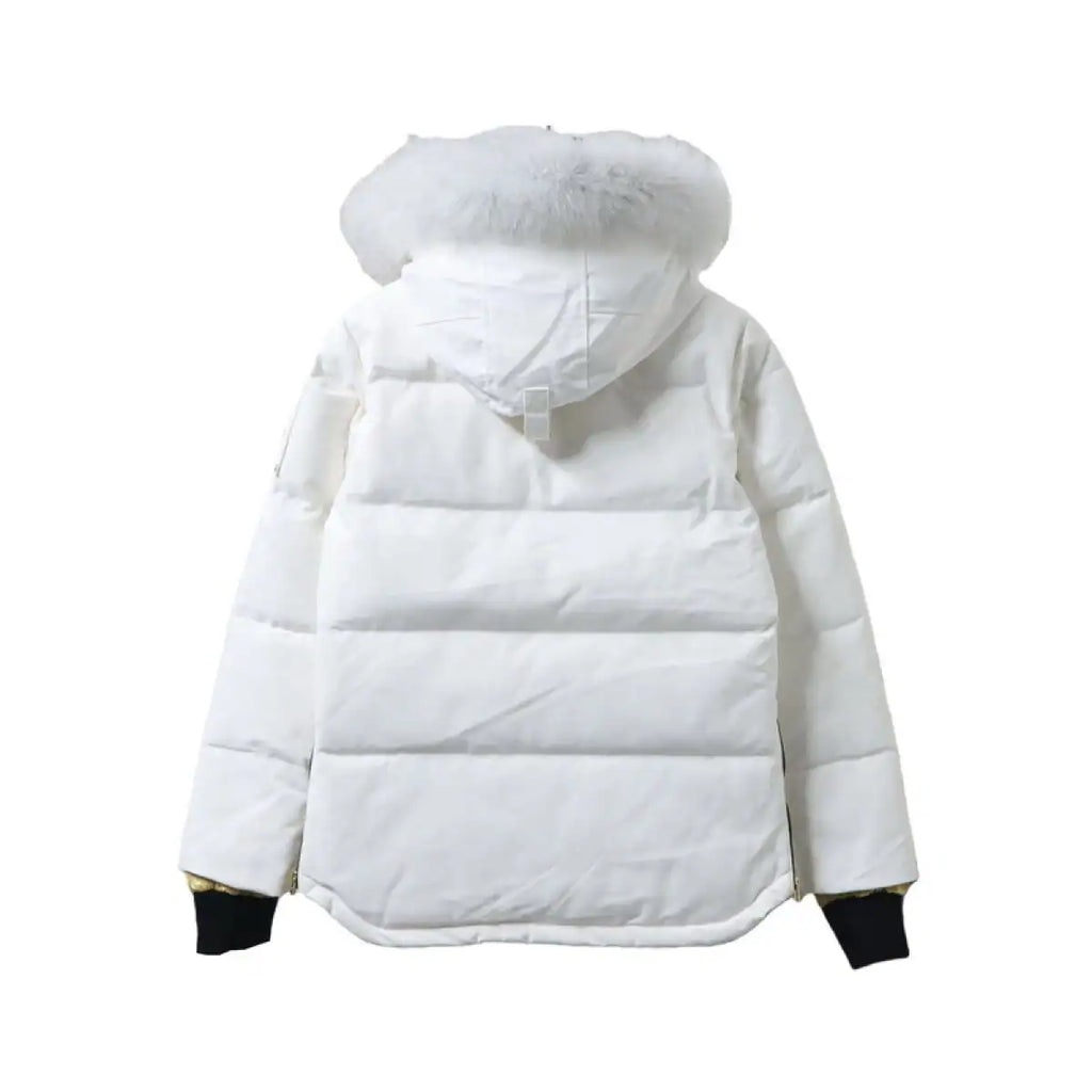 Moose Knuckles 3Q Gold Scissors White Down Jacket – MKC005