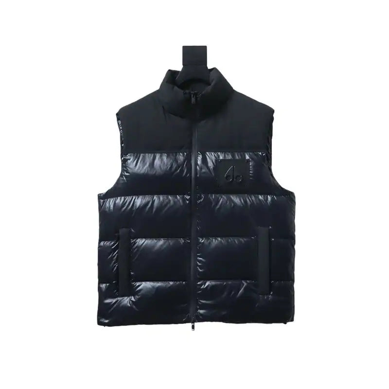 Moose Knuckles Glossy Down Vest Black – MKC017