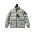 Moose Knuckles Gold Scissors Stand Collar Large Plaid Gray Down Jacket – MKC020