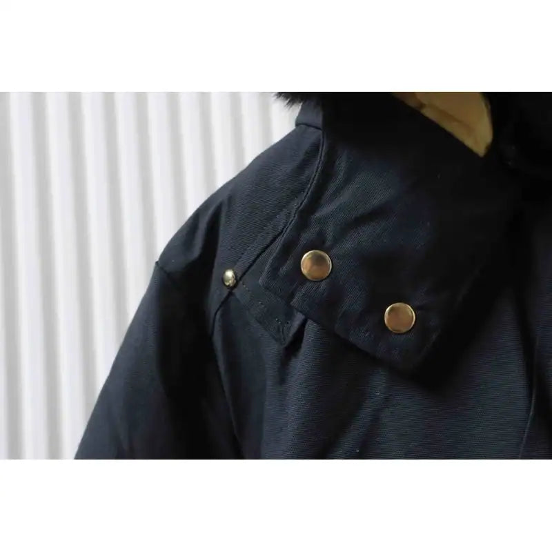 Moose Knuckles Gold Stirling Parka Neoshear Down Jacket Black – MKC022