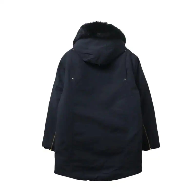 Moose Knuckles Gold Stirling Parka Neoshear Down Jacket Black – MKC022