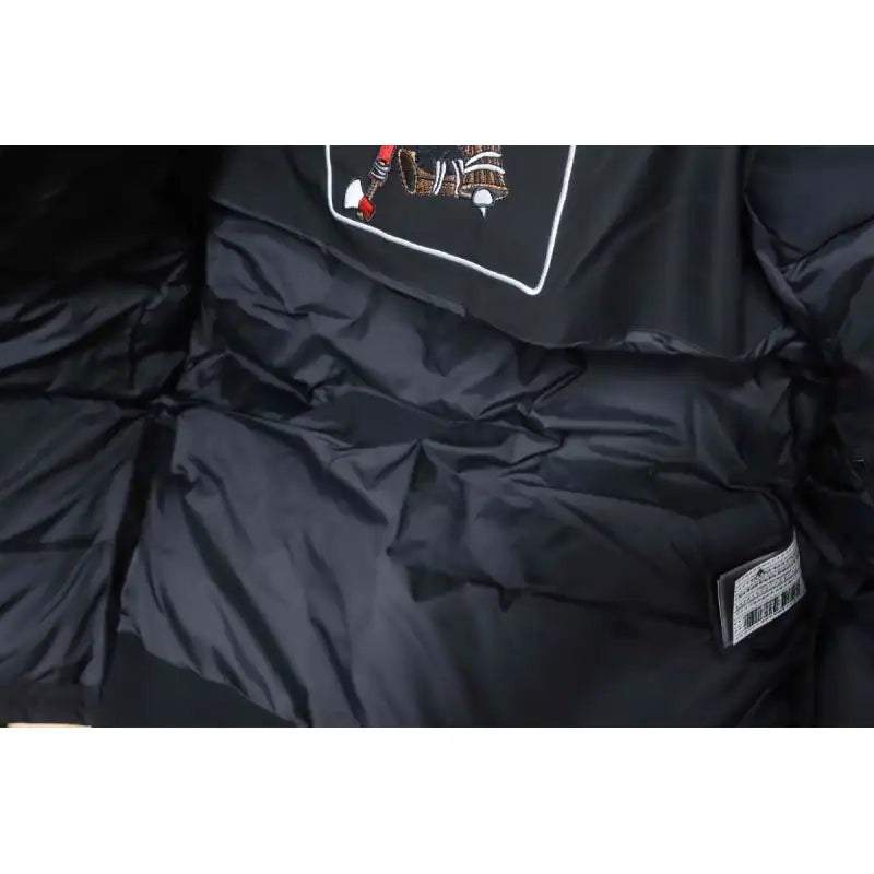 Moose Knuckles Multi-pocket Hooded Black Down Jacket – MKC016