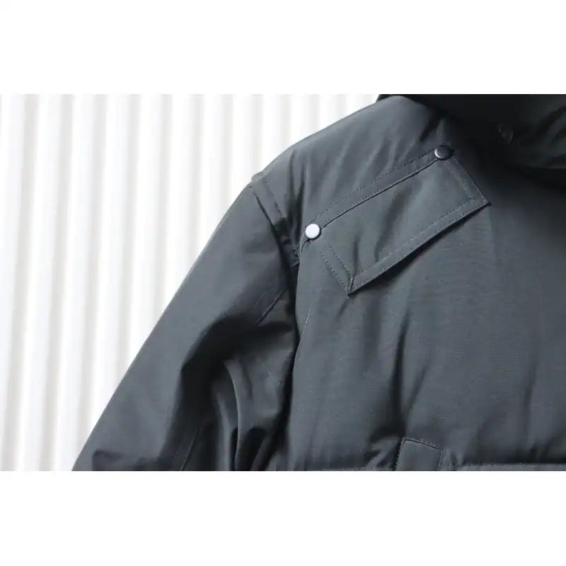 Moose Knuckles Onyx Shearling Big Rider Down Jacket Black – MKC030