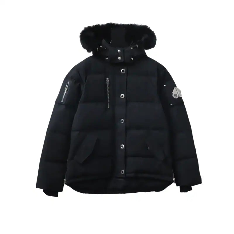Moose Knuckles Original 3Q Fur Jacket Black – MKC003