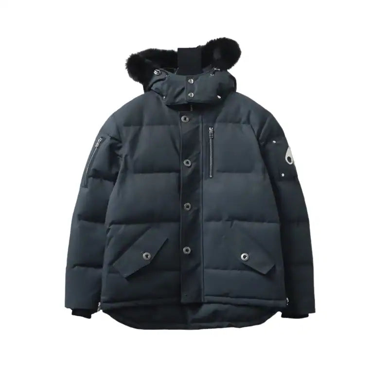 Moose Knuckles Original 3Q Fur Jacket Dark Gray – MKC007