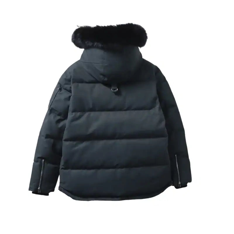 Moose Knuckles Original 3Q Fur Jacket Dark Gray – MKC007