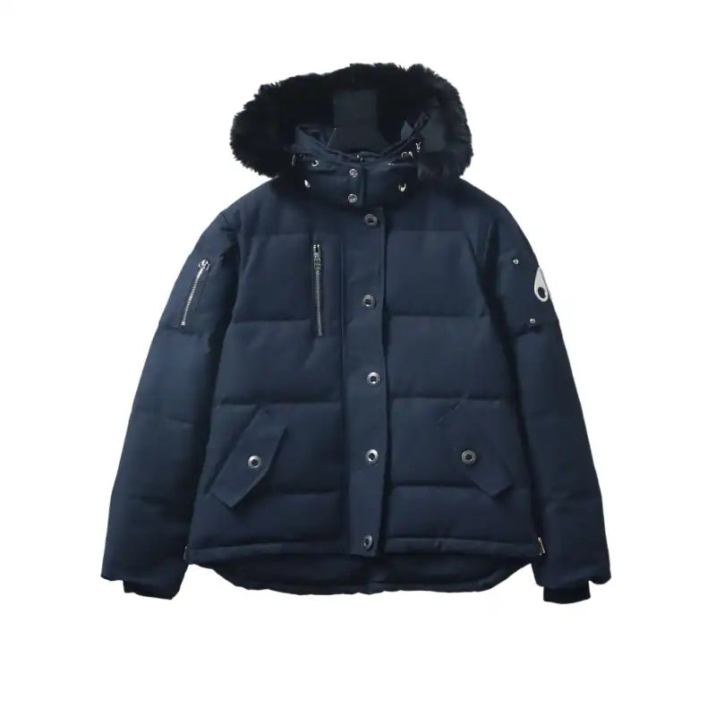 Moose Knuckles Original 3Q Fur Jacket Navy – MKC037