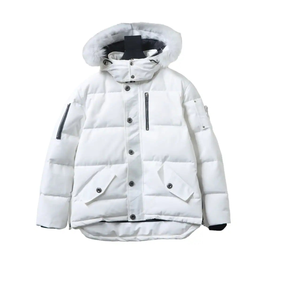 Moose Knuckles Original 3Q Fur Jacket White – MKC014