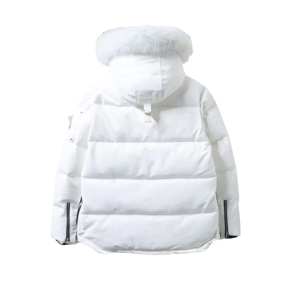 Moose Knuckles Original 3Q Fur Jacket White – MKC014