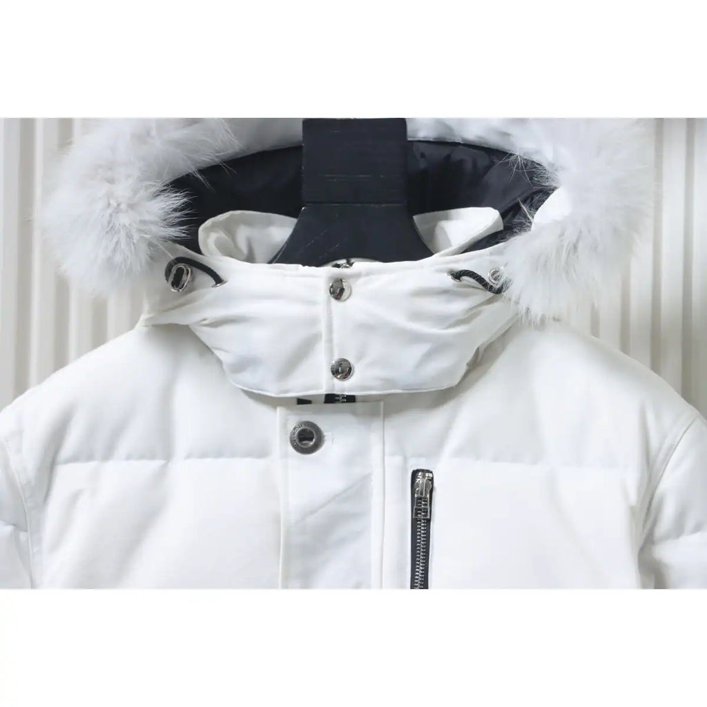 Moose Knuckles Original 3Q Fur Jacket White – MKC014