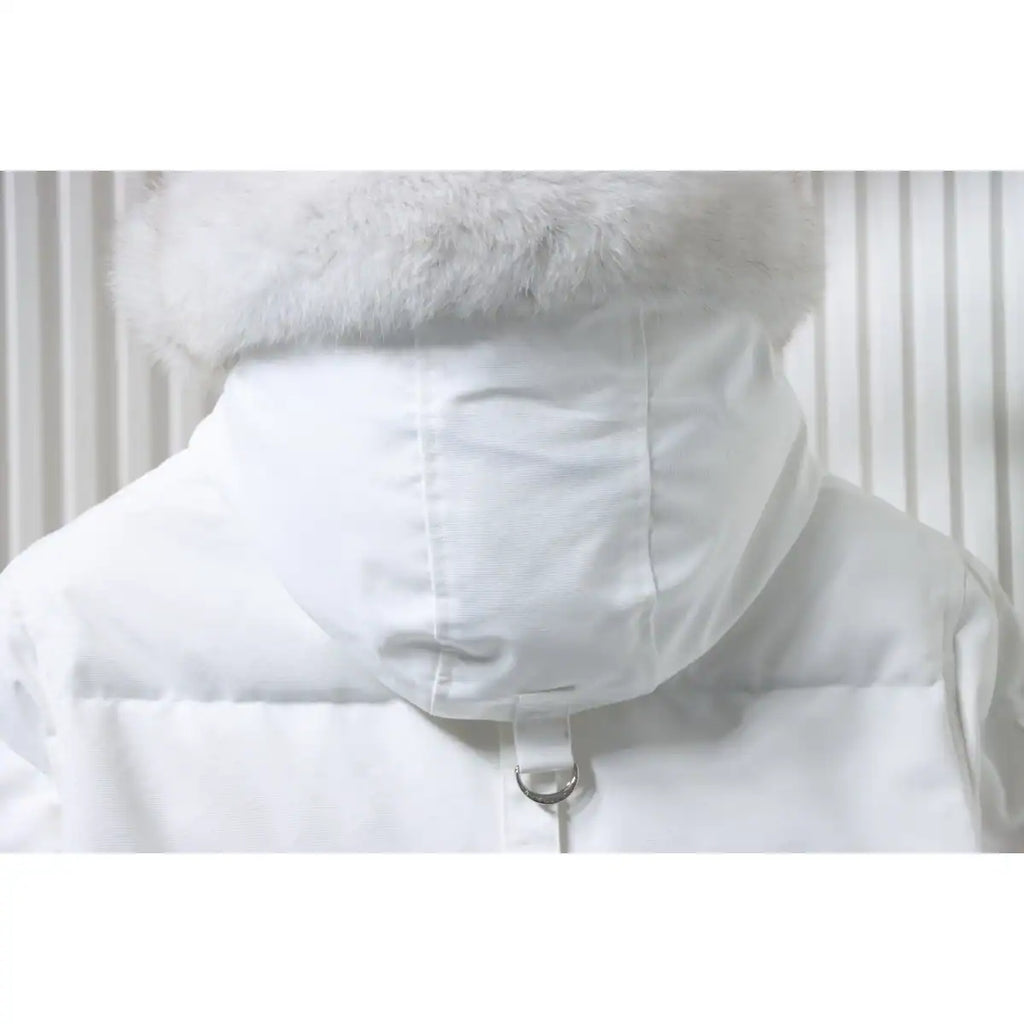 Moose Knuckles Original 3Q Fur Jacket White – MKC038