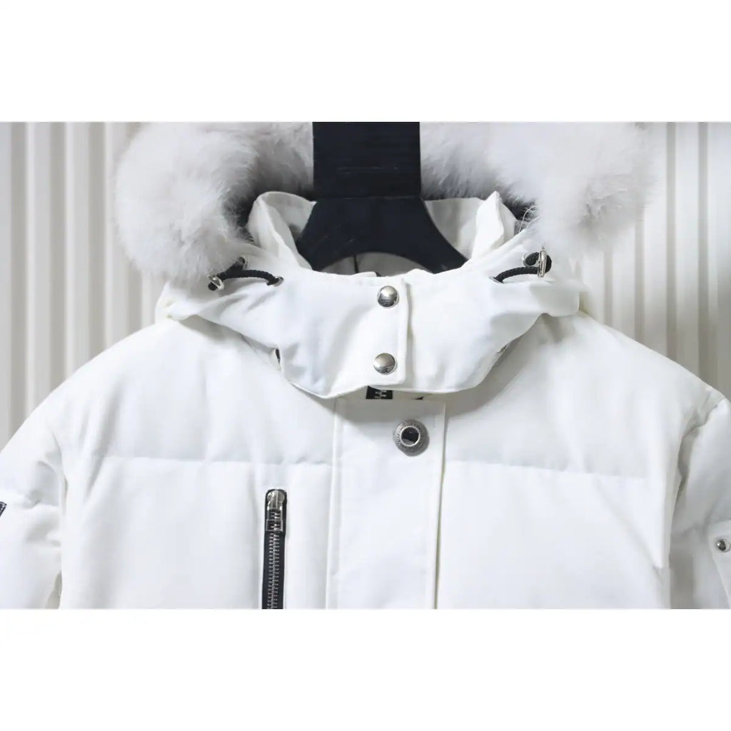 Moose Knuckles Original 3Q Fur Jacket White – MKC038