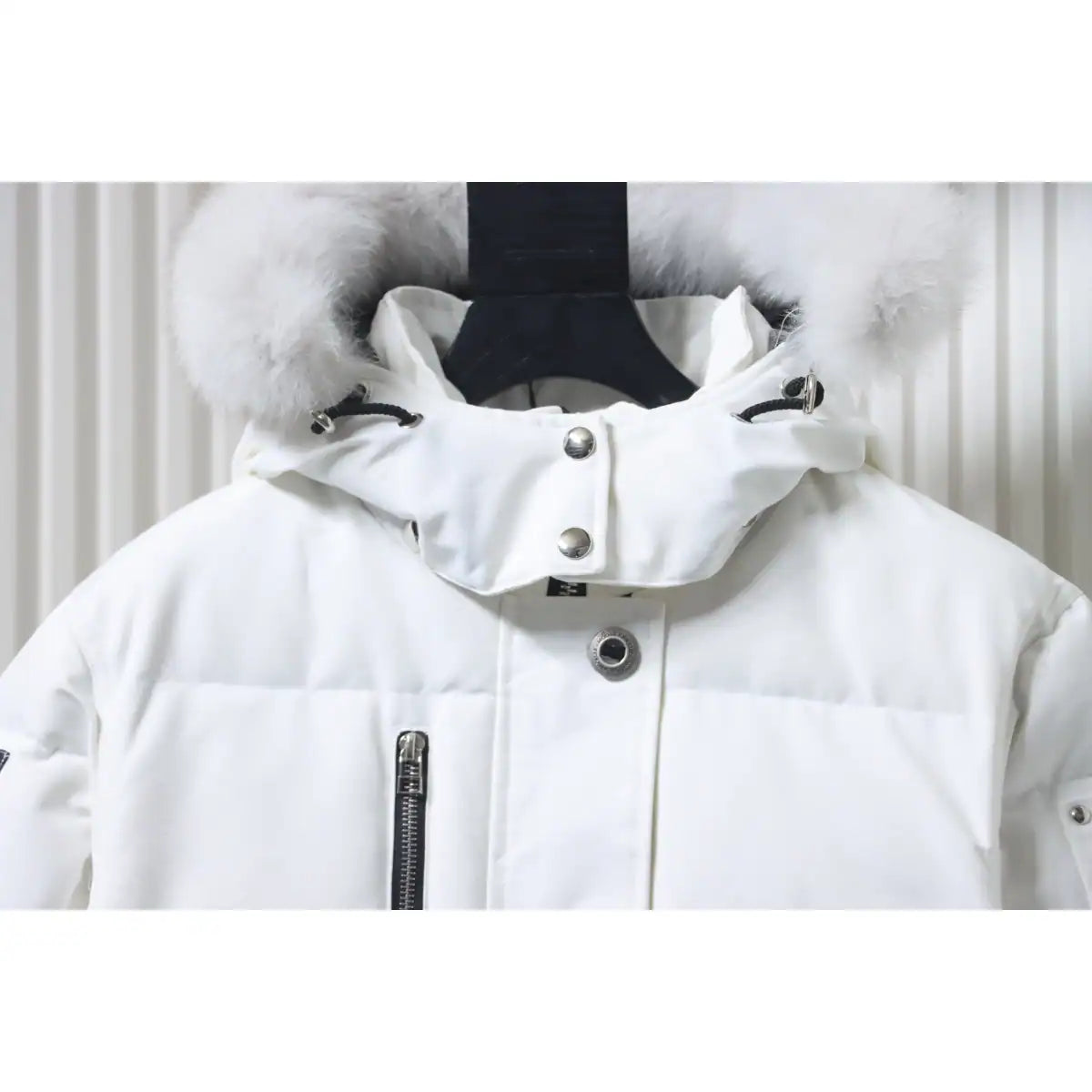 Moose Knuckles Original 3Q Fur Jacket White – MKC038