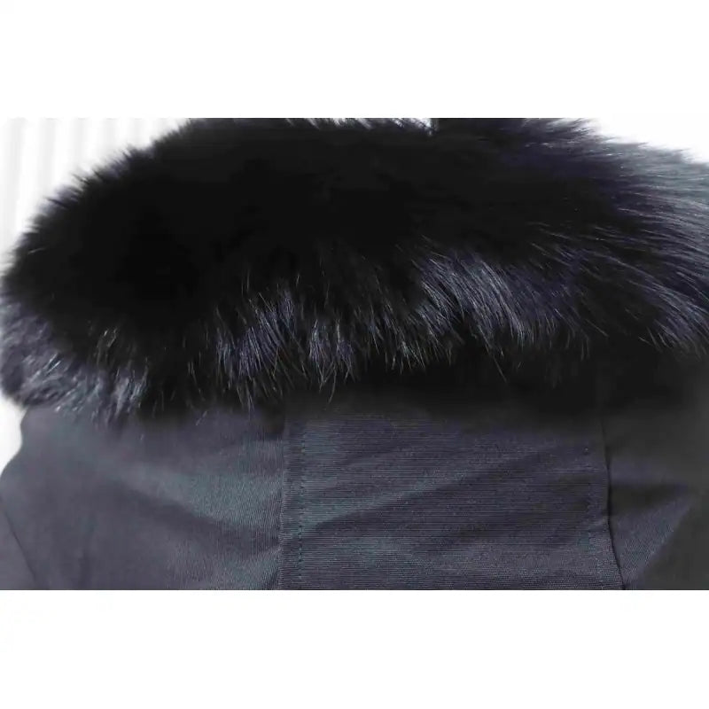 Moose Knuckles Original Ballistic Bomber Jacket Gold Scissors Black Fur – MKC002