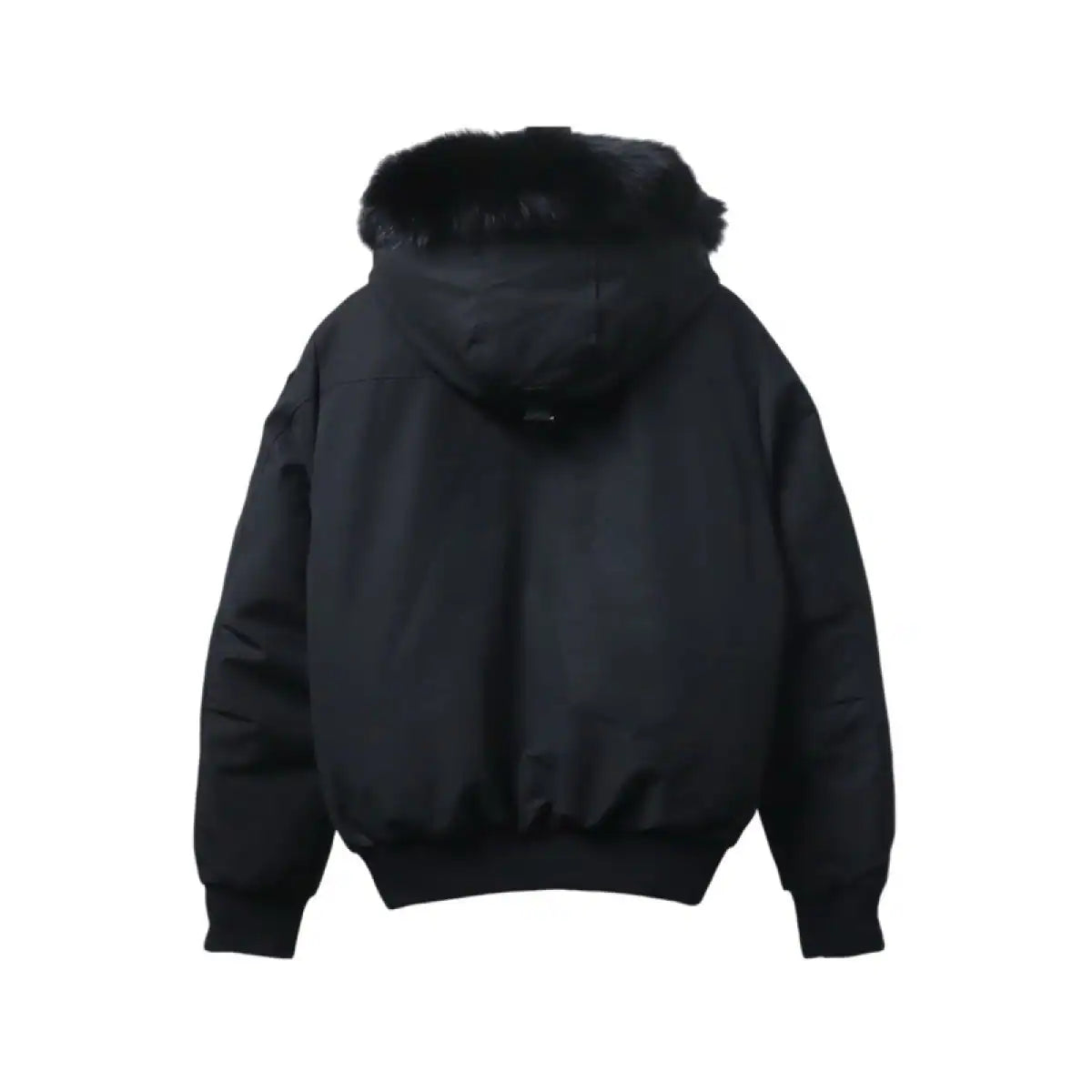 Moose Knuckles Original Ballistic Bomber Jacket Gold Scissors Black Fur – MKC002