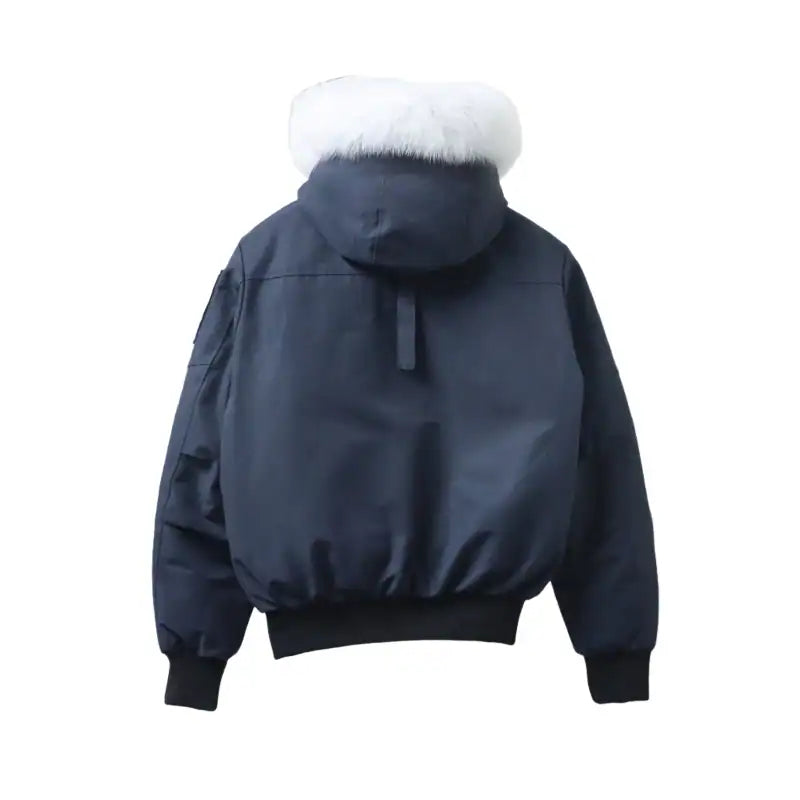 Moose Knuckles Original Ballistic Bomber Navy Jacket – MKC009