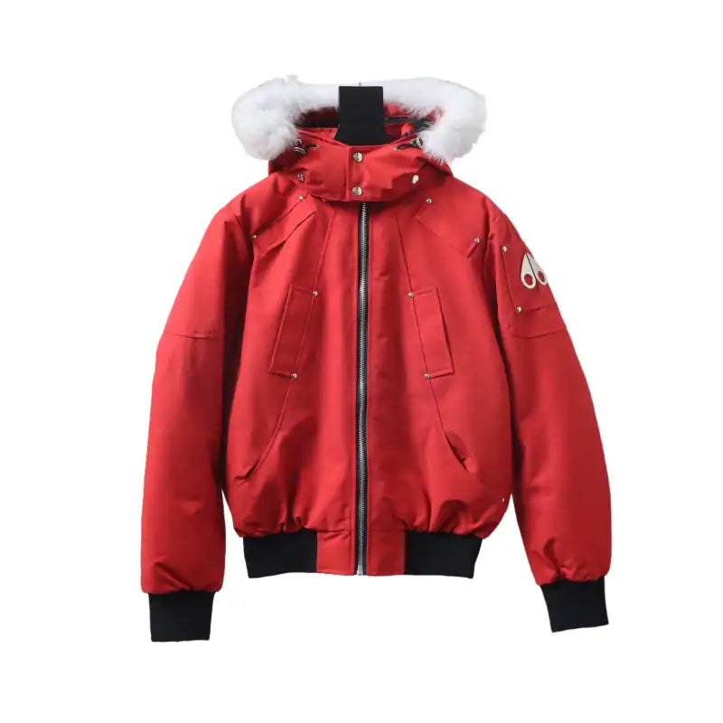 Moose Knuckles Original Ballistic Bomber Red Jacket – MKC035