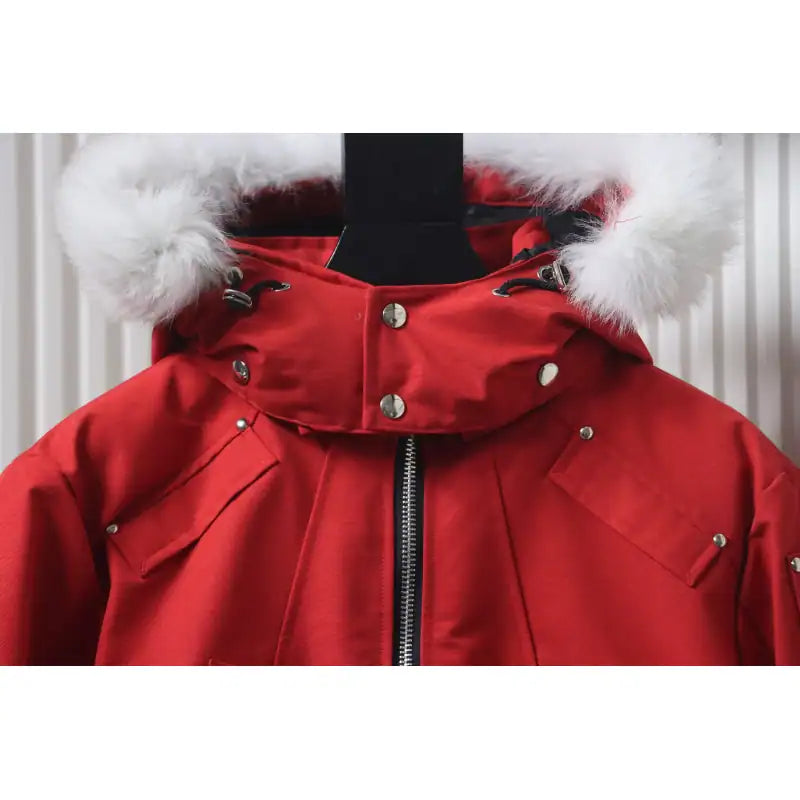Moose Knuckles Original Ballistic Bomber Red Jacket – MKC035