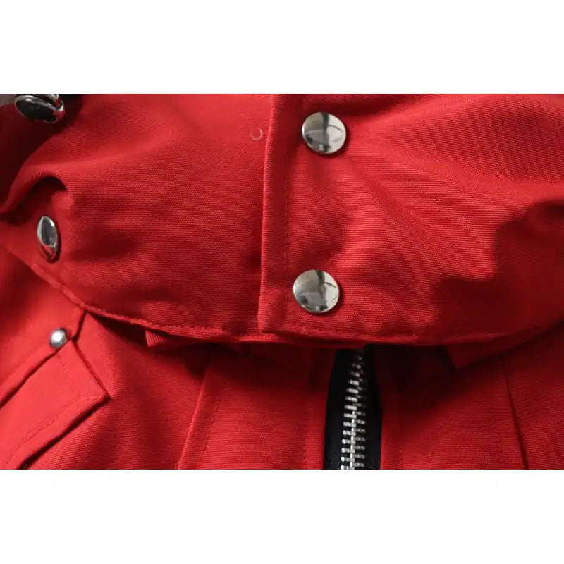 Moose Knuckles Original Ballistic Bomber Red Jacket – MKC035