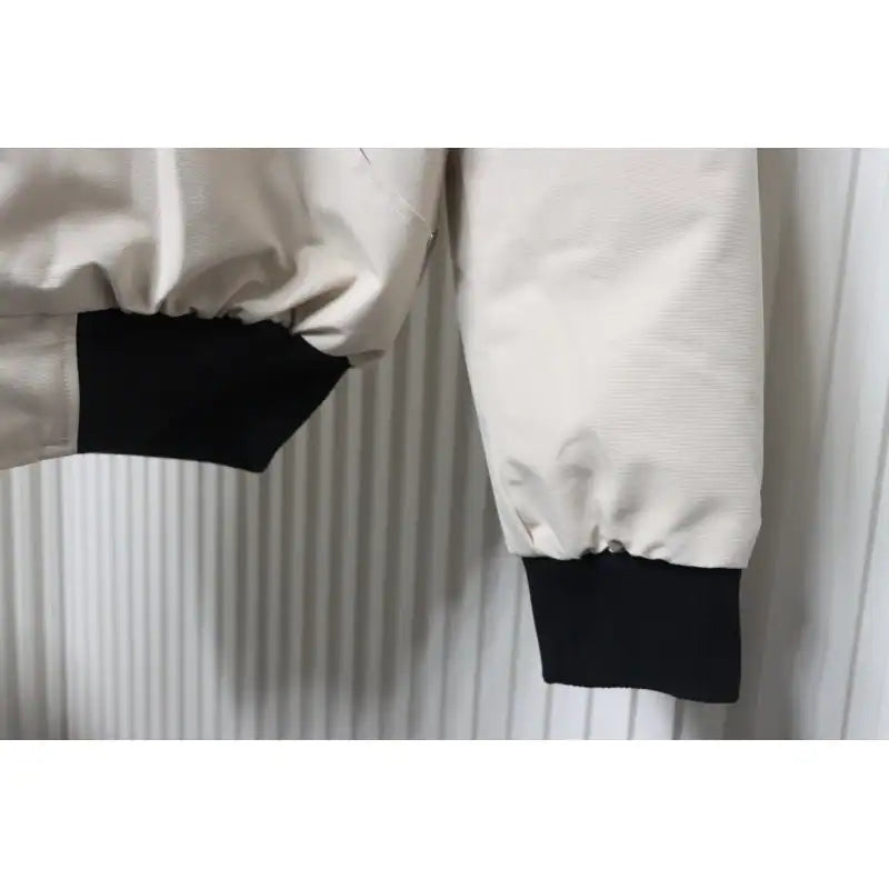 Moose Knuckles Original Ballistic Bomber Rice White Jacket – MKC036