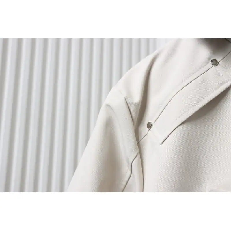 Moose Knuckles Original Ballistic Bomber Rice White Jacket – MKC036