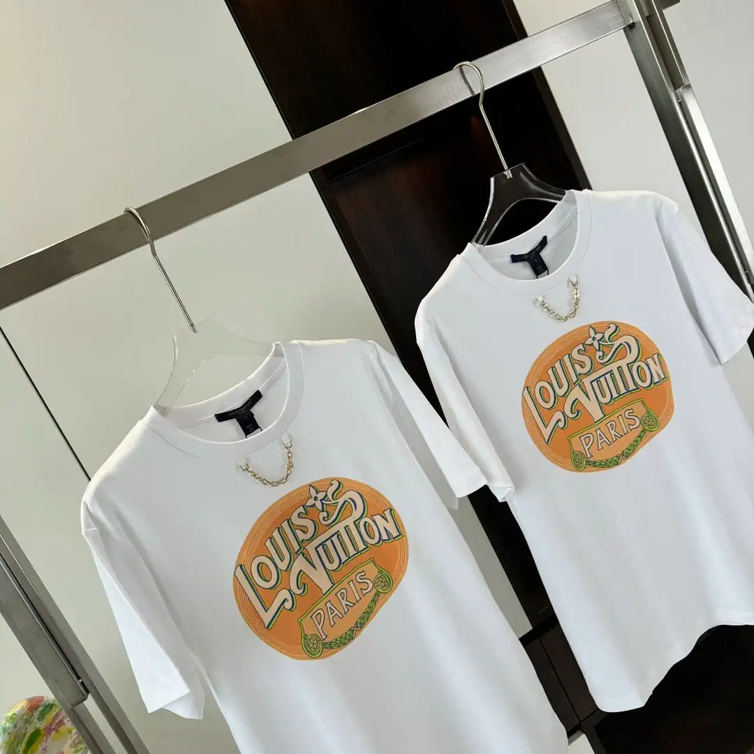 PARIS TRAVEL STAMP T-SHIRT IN WHITE – LVTS104