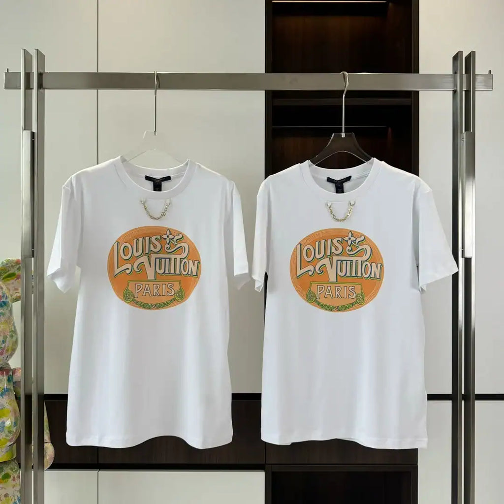 PARIS TRAVEL STAMP T-SHIRT IN WHITE – LVTS104