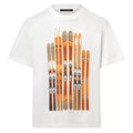 PRINTED COTTON T-SHIRT IN WHITE – LVTS132