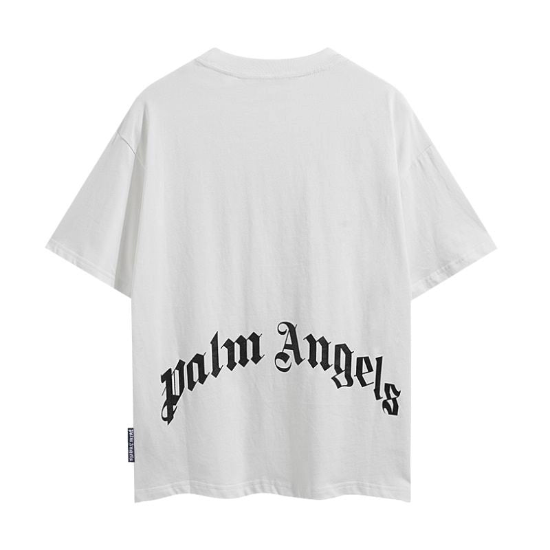 Palm Angels Curved Logo Oversize T-Shirt – PAS087