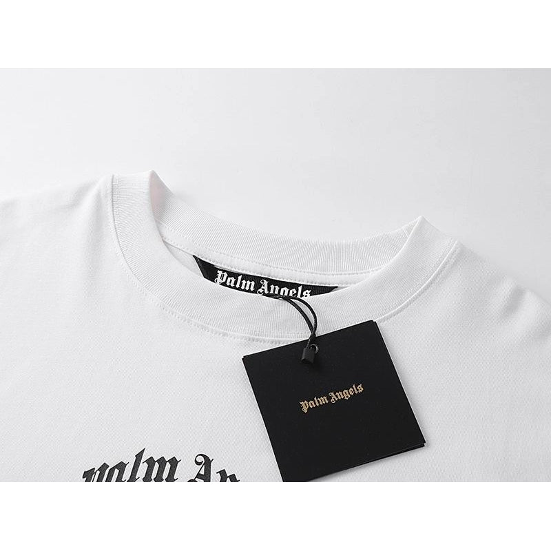 Palm Angels Curved Logo Oversize T-Shirt – PAS087