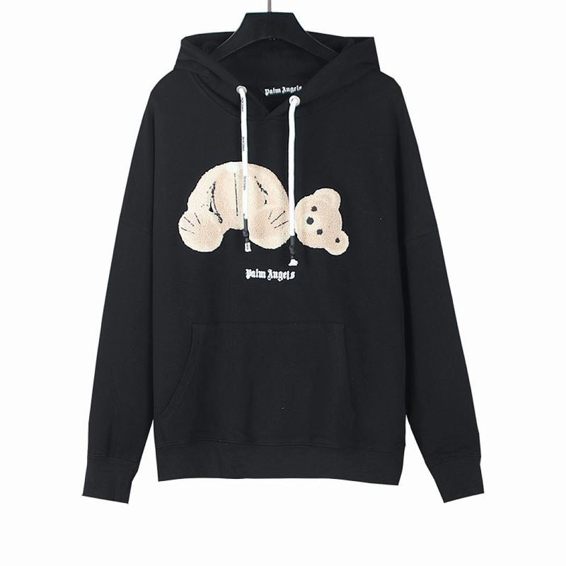 Palm Angels Kill The Bear Cropped Hoodie Black – PAH003