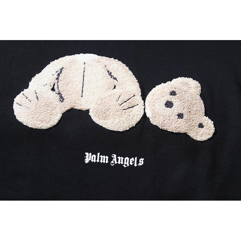 Palm Angels Kill The Bear Cropped Hoodie Black – PAH003