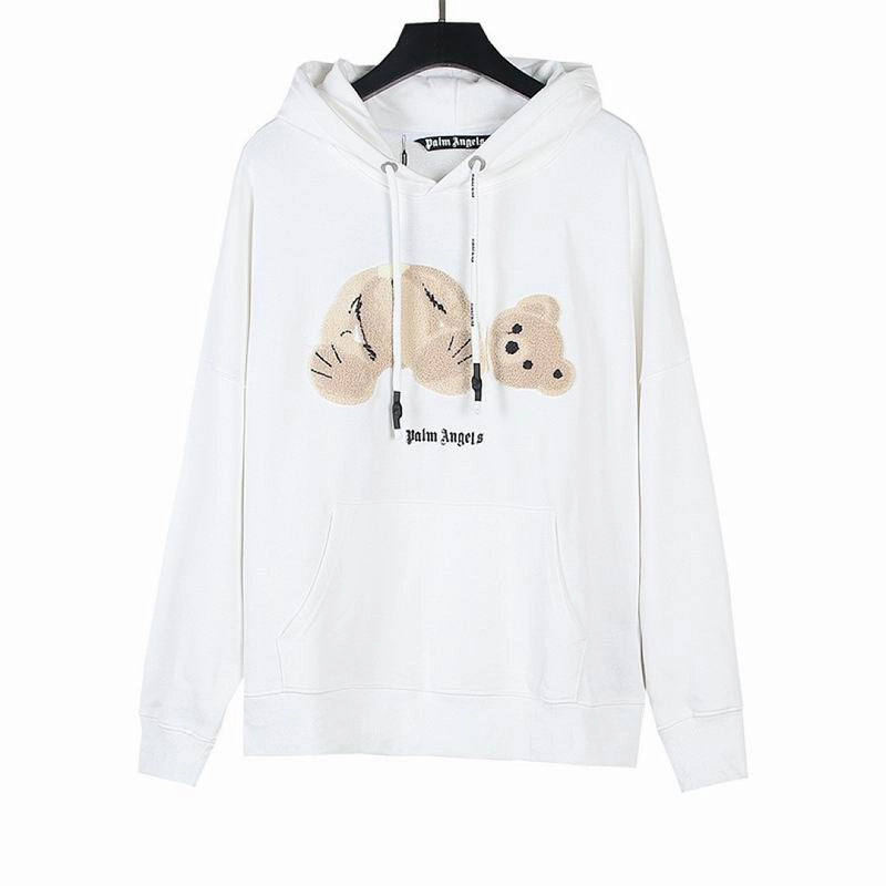 Palm Angels Kill The Bear Cropped Hoodie White – PAH002