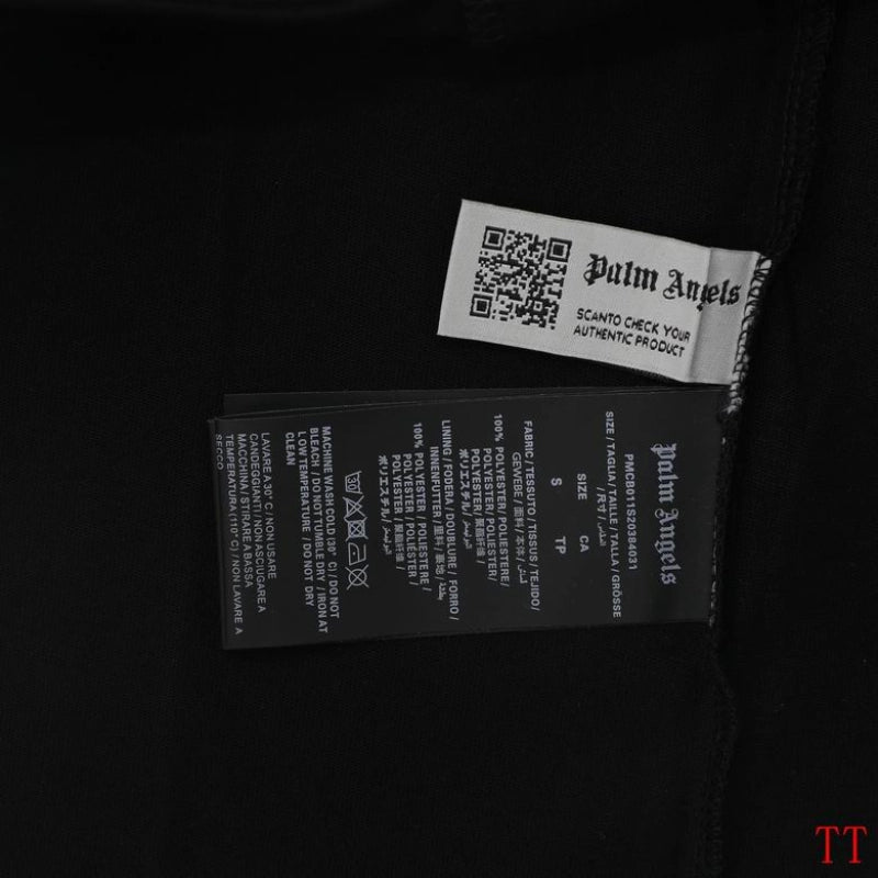 Palm Angels Racing Helmet Print Hoodie Black – PAH008