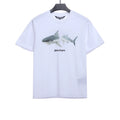 Palm Angels T-shirt Broken Tail Shark Print White – PAS099