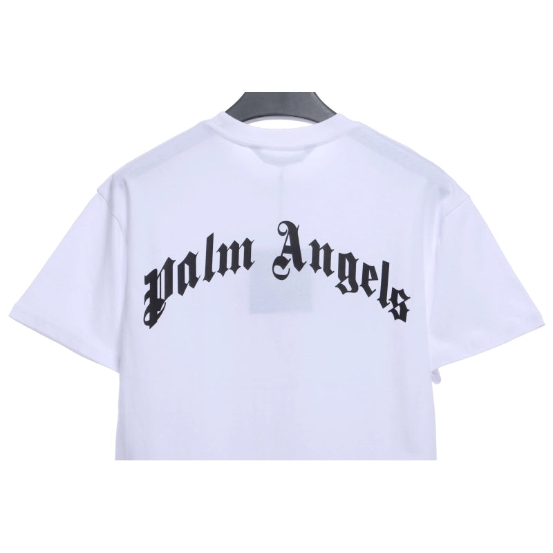 Palm Angels T-shirt Broken Tail Shark Print White – PAS099