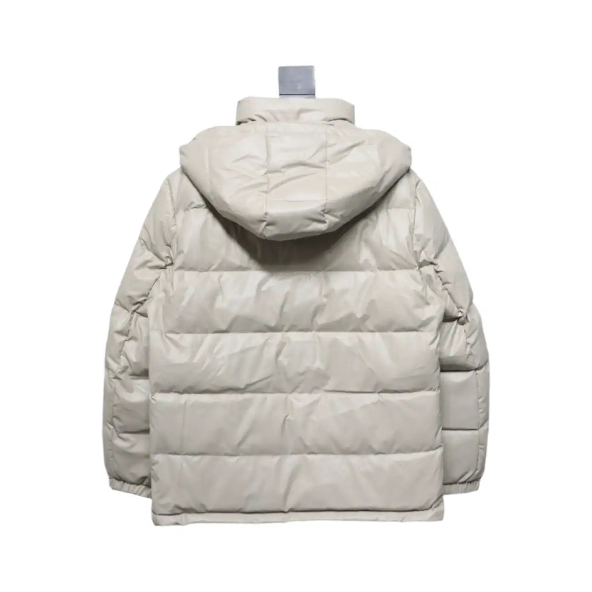 Prada 21fw Classic Triangle Logo Detachable Down Jacket White – PC015